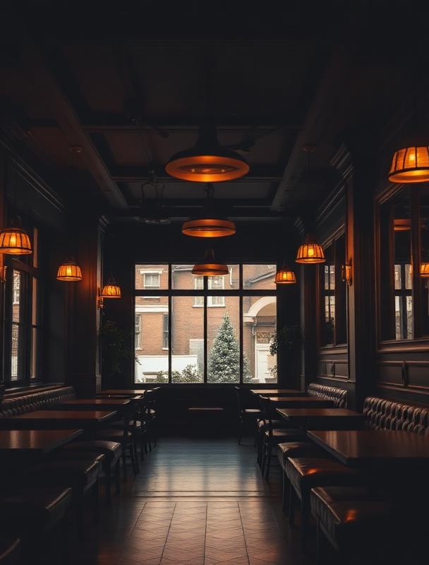 Candlelit dining hall set for an evening event at Vibe Venue